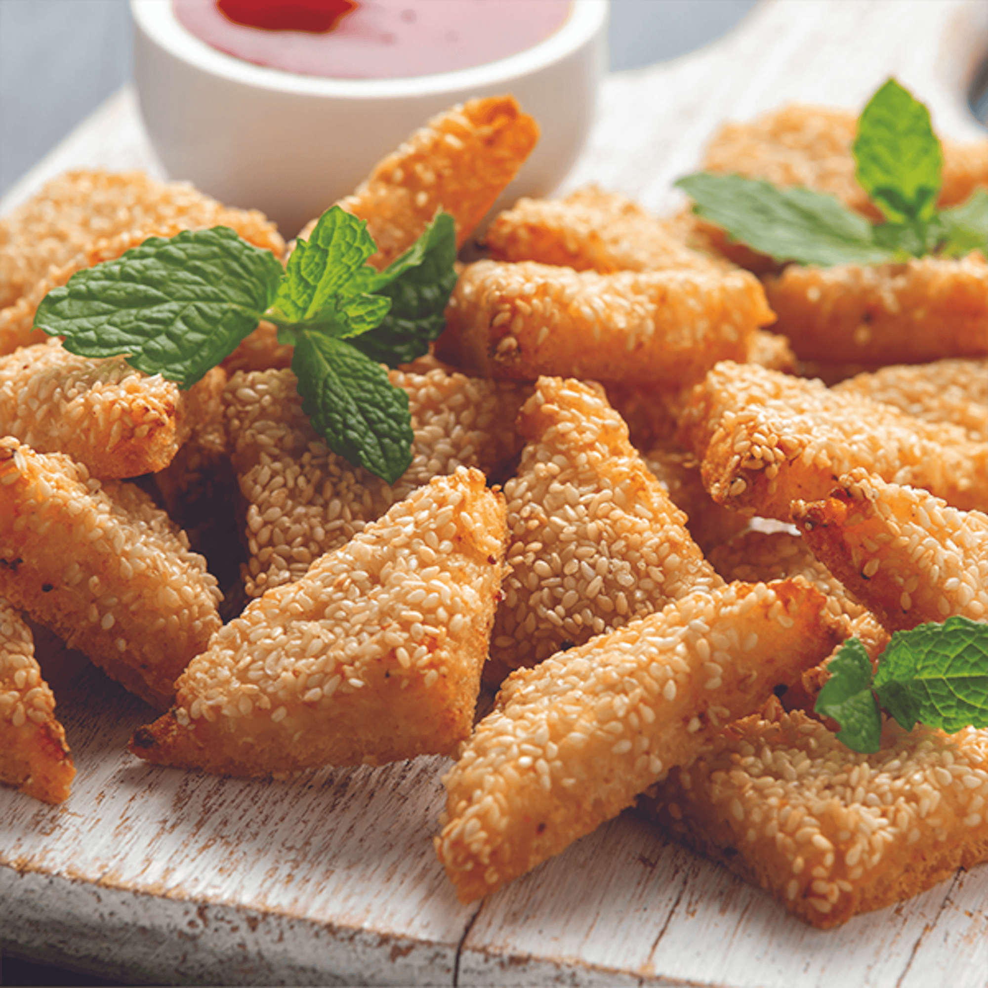 Air Fryer Sesame Prawn Toast Recipe
