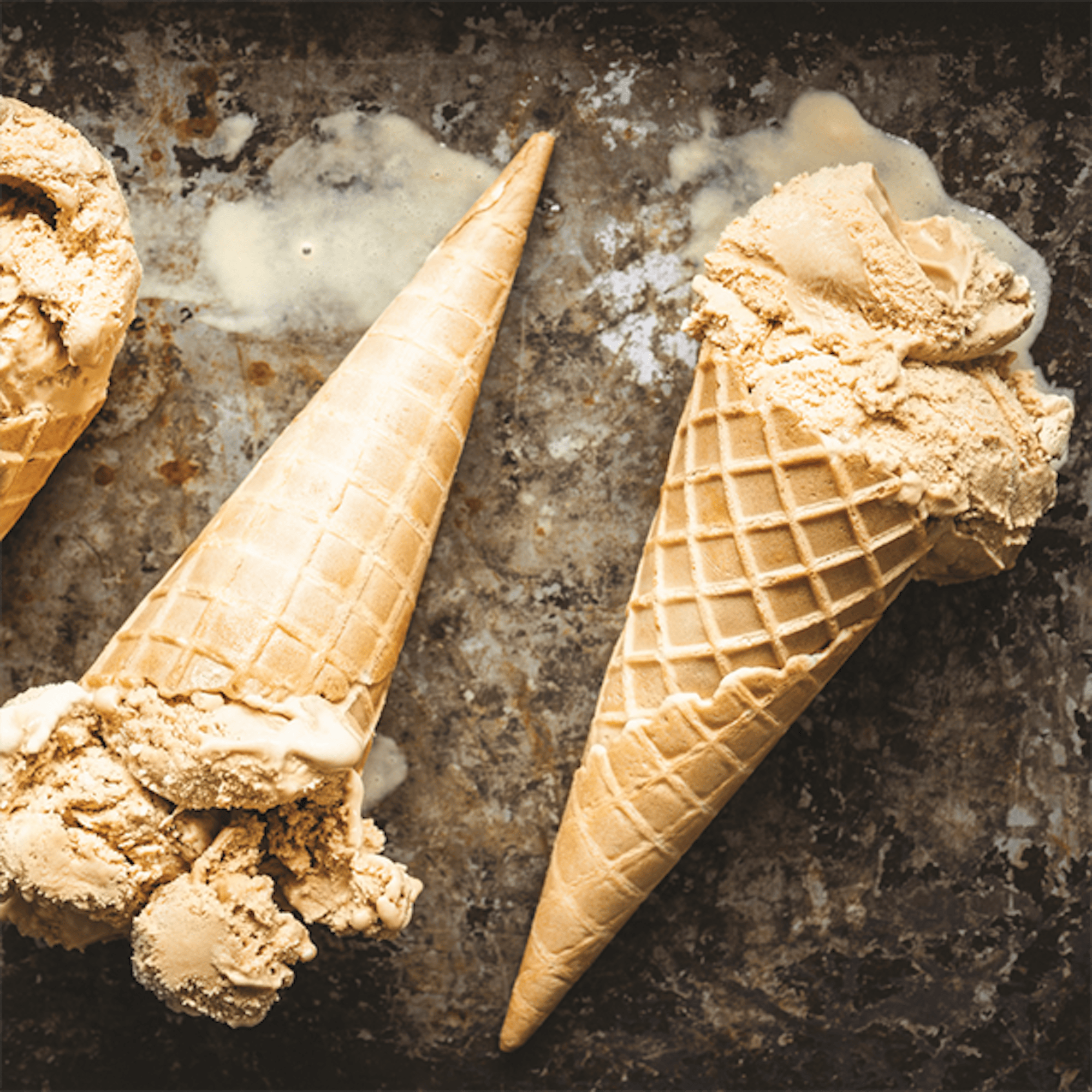 Salted Caramel Traditional Ice Cream Recipe - Custard Base